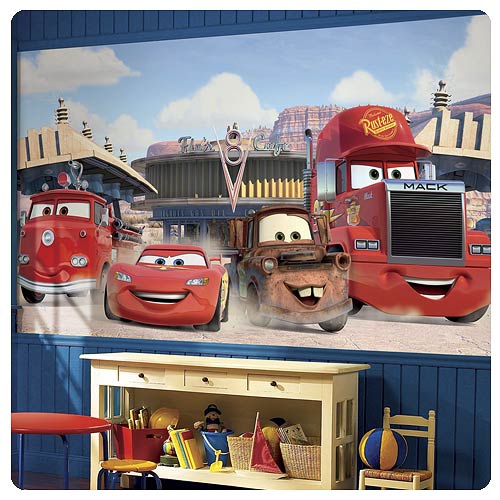 Disney Cars Friends to the Finish Full Wall Mural